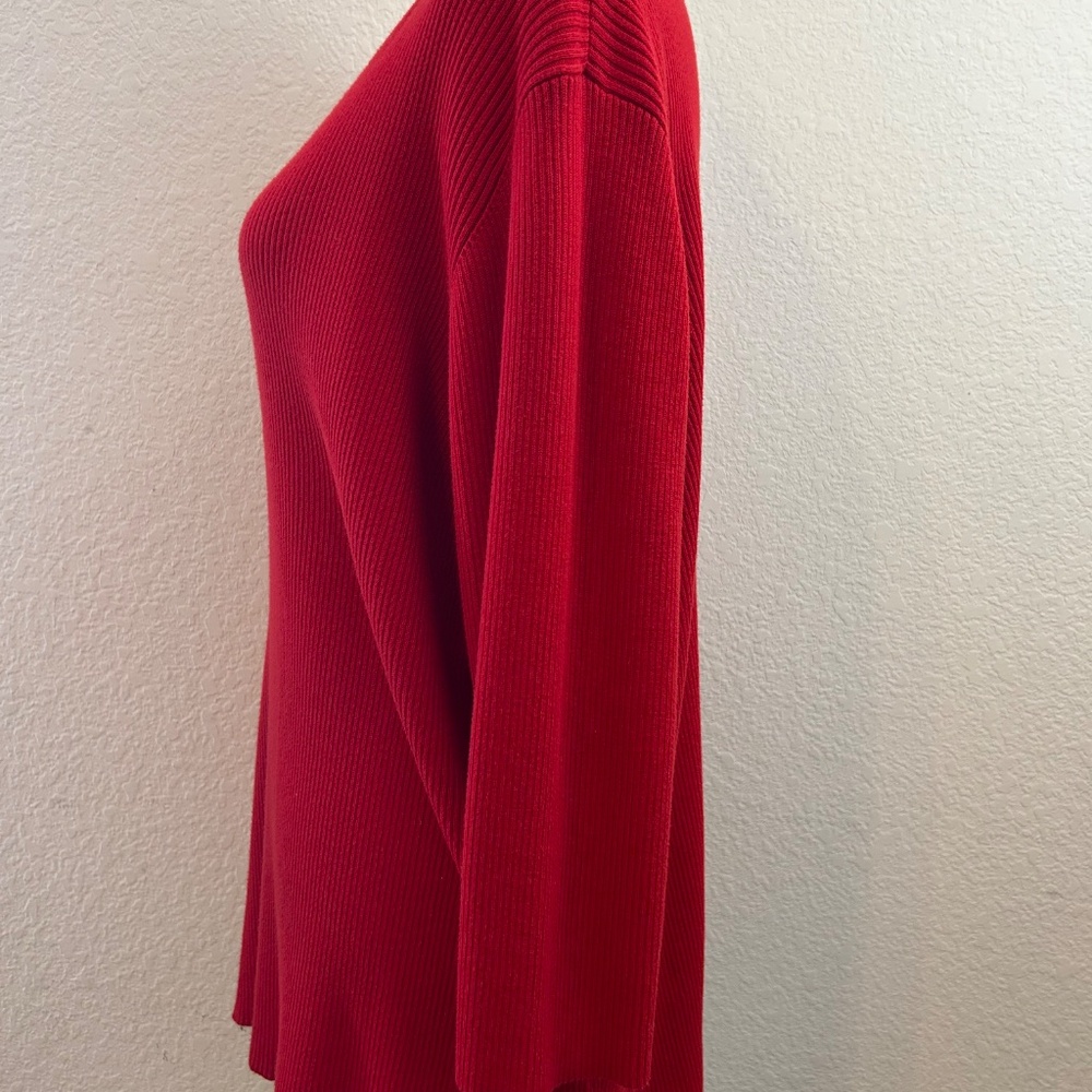 Women's Red Ralph Lauren Knit Sweater w/ 3/4 Sleeves‎ | Size XL - Picture 4 of 10